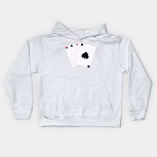 jack cards Kids Hoodie